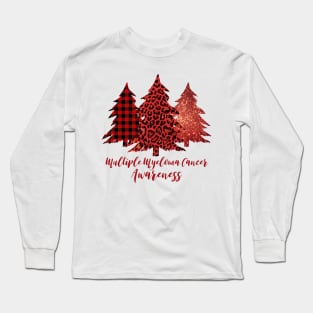 Multiple Myeloma Cancer Awareness Christmas Multiple Myeloma Gift Long Sleeve T-Shirt